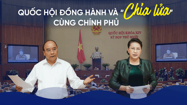 Quốc hội đồng hành và "chia lửa" cùng Chính phủ