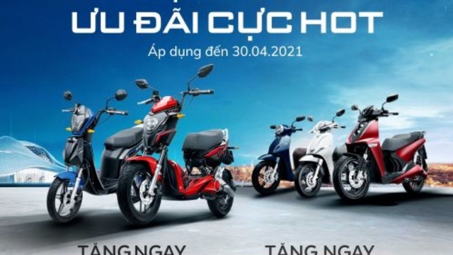 Cơ hội nhận ưu đãi lớn khi mua xe máy điện VinFast trong tháng 4
