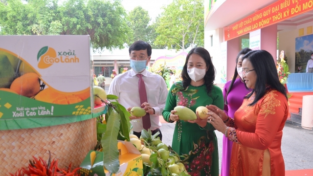 Phó Chủ tịch nước dự và trao tặng danh hiệu Anh hùng Lao động cho huyện Cao Lãnh