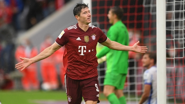 Chiếc giày Vàng châu Âu 2021/2022: Lewandowski không có đối thủ