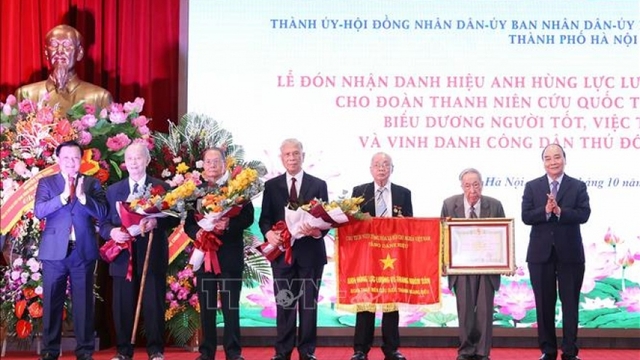 Đoàn Thanh niên cứu quốc thành Hoàng Diệu đón nhận danh hiệu Anh hùng