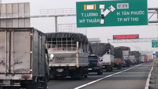 Cao tốc Trung Lương - Mỹ Thuận kết thúc đợt phục vụ lưu thông dịp Tết