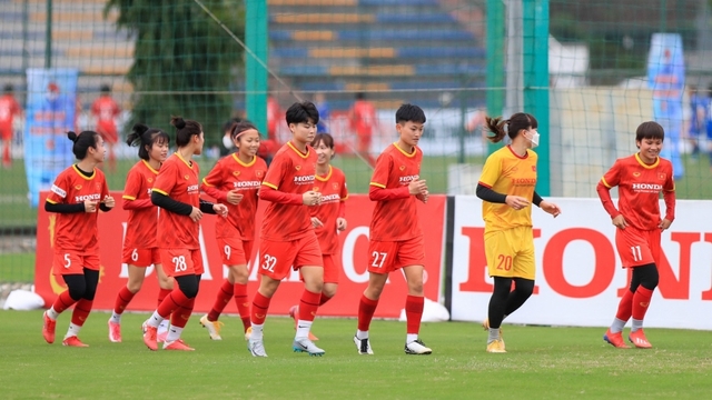 ĐT nữ Việt Nam hứng khởi rèn quân hướng tới mục tiêu giành HCV SEA Games 31