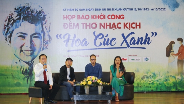 "Hoa cúc xanh" - chương trình nghệ thuật tưởng nhớ Lưu Quang Vũ - Xuân Quỳnh