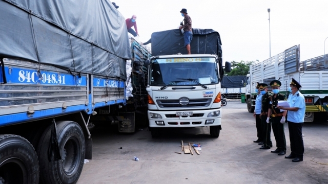 Cửa khẩu Khánh Bình tăng cường kiểm tra, kiểm soát