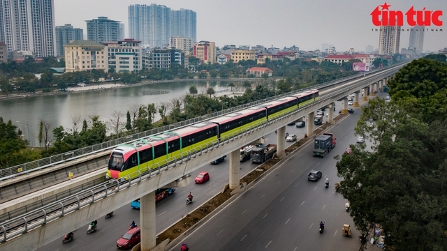 Metro Nhổn - Ga Hà Nội: Chạy thử đoạn trên cao vào tháng 12/2022