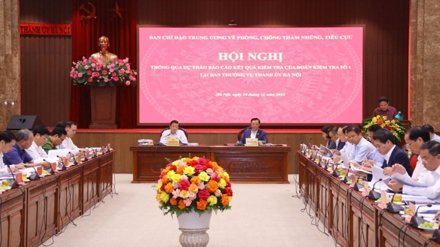Ban Thường vụ Thành ủy Hà Nội tiếp tục xử lý dứt điểm vụ án tham nhũng, tiêu cực