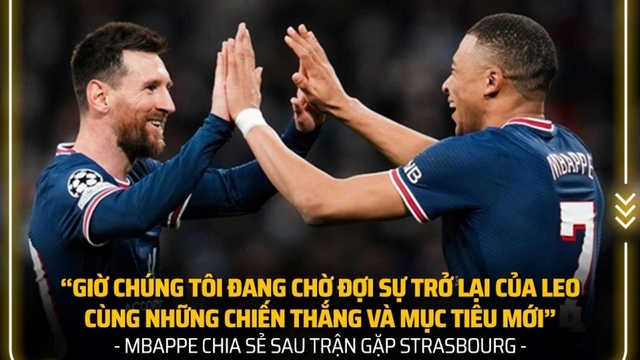 Biếm họa 24h: Mbappe chờ Messi trở lại PSG