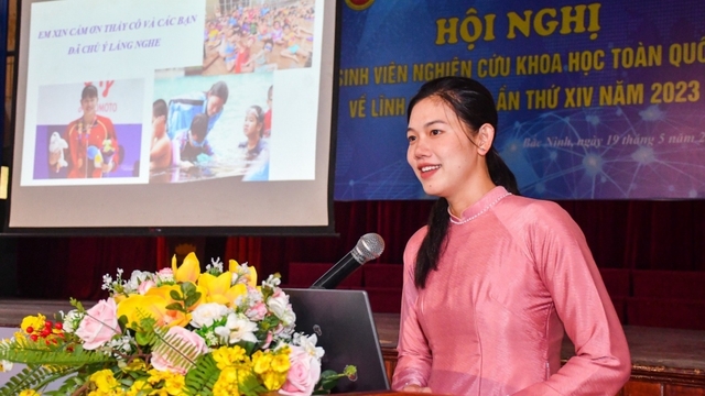 Ánh Viên giành giải nhất cuộc thi nghiên cứu khoa học thể thao