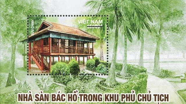 Phát hành đặc biệt bộ tem "Nhà sàn Bác Hồ trong khu Phủ Chủ tịch”