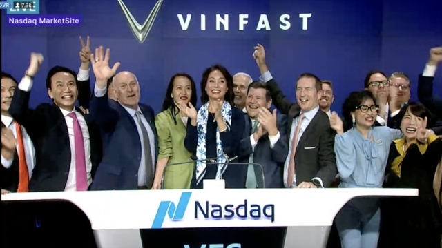 Cổ phiếu của VinFast chính thức được niêm yết trên sàn chứng khoán Mỹ