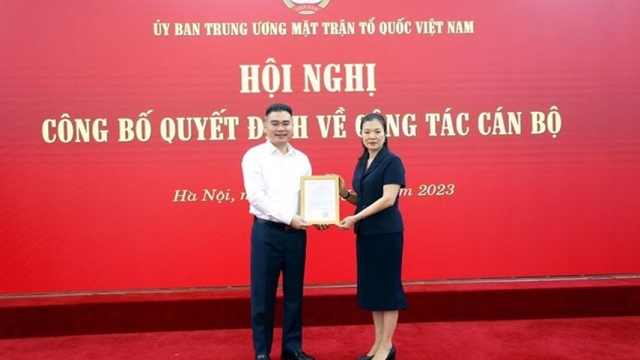 Nhà báo Trần Bảo Trung được bổ nhiệm làm Phó Tổng Biên tập Tạp chí Mặt trận