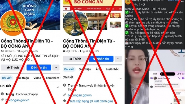 Bộ Công an cảnh báo thủ đoạn mạo danh Cổng thông tin điện tử của Bộ