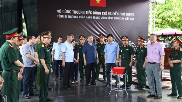 Chủ tịch nước kiểm tra việc chuẩn bị Lễ tang Tổng Bí thư Nguyễn Phú Trọng