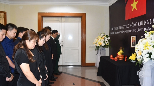 Đại sứ quán Việt Nam tại Indonesia tổ chức lễ viếng Tổng Bí thư Nguyễn Phú Trọng