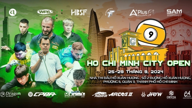 Giải Billiards Pool 9 bi Ho Chi Minh City Open 2024: Đại chiến từ vòng loại