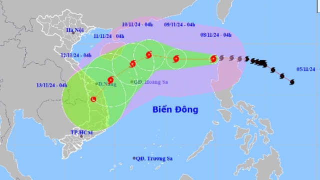 Bão Yinxing đi vào Biển Đông, trở thành cơn bão số 7