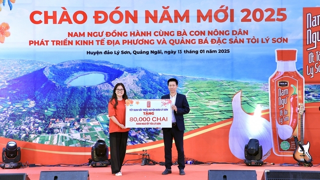 Nam Ngư cùng bà con đảo Lý Sơn đón Tết nối dài niềm vui vụ mùa bội thu