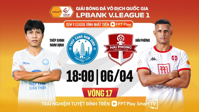 Lịch thi đấu bóng đá Việt Nam hôm nay 6/4