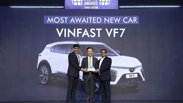 VINFAST VF 7 được vinh danh là “Mẫu xe mới được mong chờ nhất” tại Ấn Độ