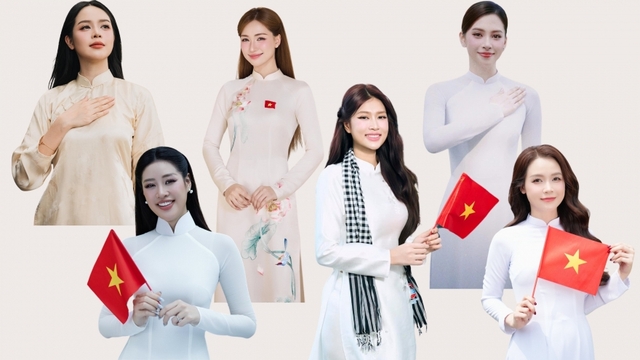 Hòa Minzy, Thanh Thủy, Tiểu Vy diện áo dài mừng Đại lễ 30/4