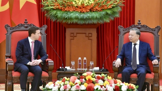 Tổng Bí thư Tô Lâm tiếp Giám đốc điều hành Warburg Pincus