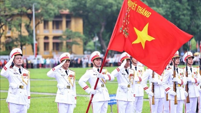 Lễ chào cờ đặc biệt tại Quảng trường Ba Đình
