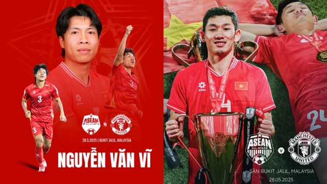 Thêm hai tuyển thủ Việt Nam được triệu tập để đối đầu với MU