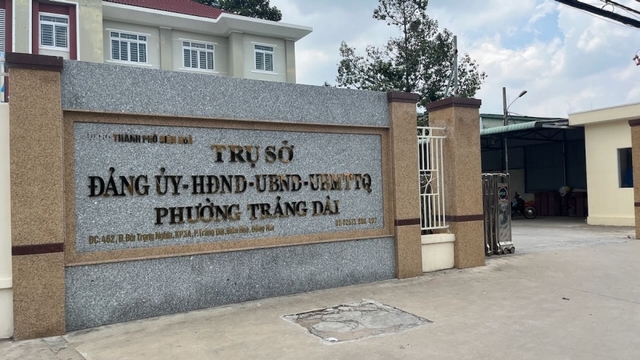 Đồng Nai tạm giữ Chủ tịch UBND phường Trảng Dài, TP Biên Hoà