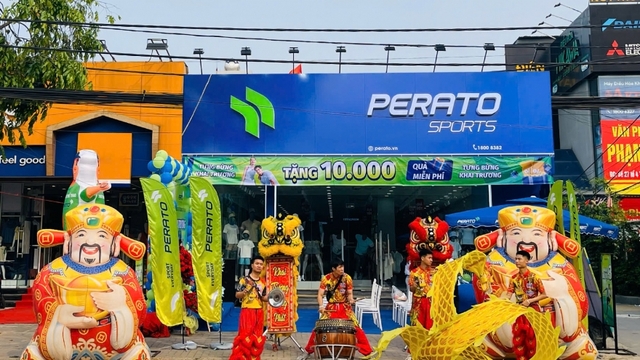 Perato - Tân binh thời trang thể thao Việt Nam ra mắt 11 cửa hàng