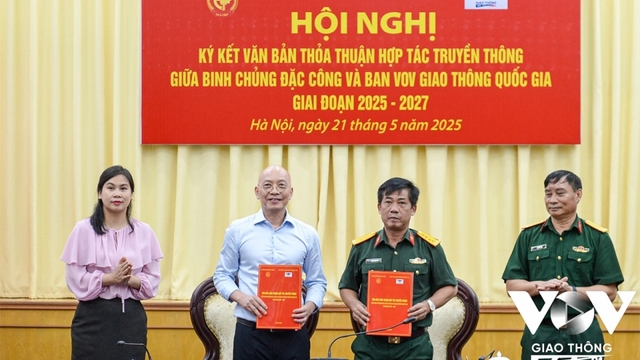 VOV Giao thông Quốc gia ký kết hợp tác truyền thông với Binh chủng Đặc công