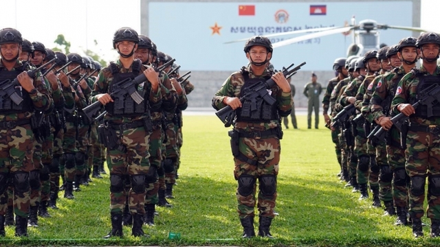 Campuchia - Trung Quốc triển khai tập trận chung Rồng Vàng 2025