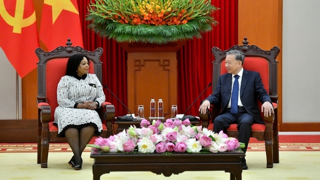 Tổng Bí thư Tô Lâm tiếp Phó Tổng Thư ký thứ nhất Đảng Đại hội Dân tộc Phi (ANC)