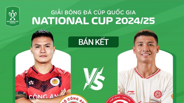 Lịch thi đấu và trực tiếp bóng đá Việt Nam hôm nay 26/6: Tâm điểm bán kết Cúp QG