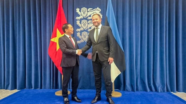Bộ trưởng Ngoại giao Bùi Thanh Sơn hội đàm với Bộ trưởng Ngoại giao Estonia