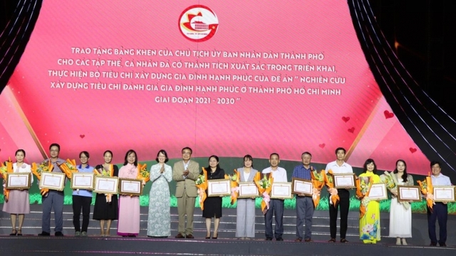 TP.HCM tôn vinh các gia đình văn hóa, hạnh phúc tiêu biểu năm 2025