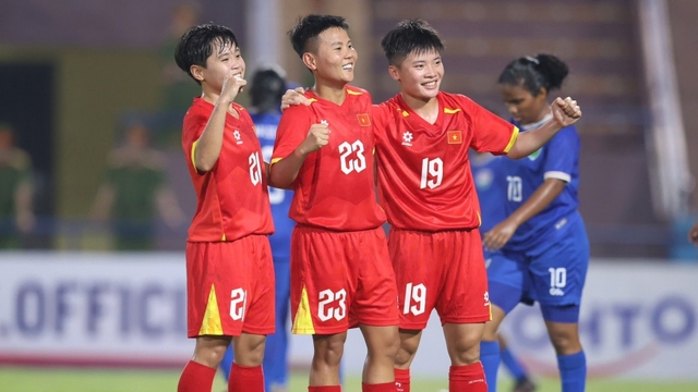 ĐT nữ Việt Nam thắng đậm ngày ra quân vòng loại Asian Cup nữ 2026