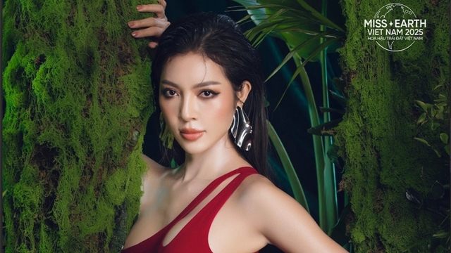 Dàn thí sinh Hoa hậu Trái đất Việt Nam 2025 diện bikini khoe dáng quyến rũ