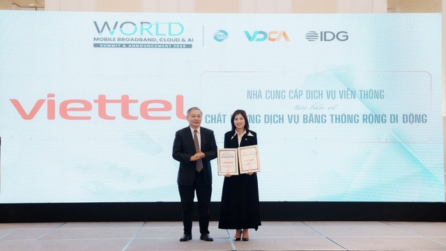 Viettel được vinh danh ở 2 hạng mục lĩnh vực viễn thông