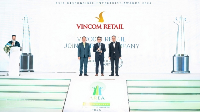 Vincom Retail được top 50 công ty niêm yết tốt nhất Việt Nam và lãnh đạo xanh Châu Á