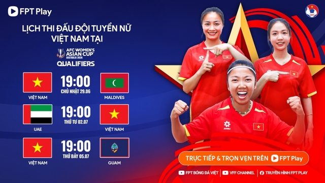 ĐT nữ Việt Nam nắm lợi thế cực lớn để dự VCK Asian Cup 2026