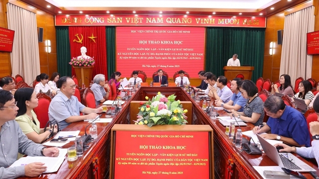 Tuyên ngôn Độc lập: Kết tinh ý chí, khát vọng độc lập, tự do của dân tộc Việt Nam
