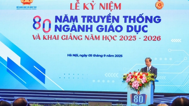 Lễ kỷ niệm 80 năm truyền thống ngành Giáo dục và khai giảng năm học 2025 - 2026