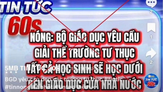 Bộ GD-ĐT lên tiếng về thông tin "đóng cửa, giải tán trường tư"