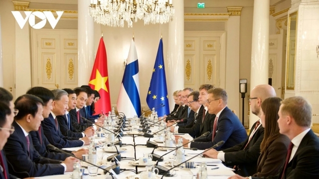 Tổng Bí thư Tô Lâm hội đàm với Tổng thống Phần Lan Alexander Stubb