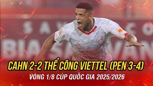 Kết quả bóng đá Việt Nam hôm nay 23/11: Thể Công Viettel thắng kịch tính CAHN