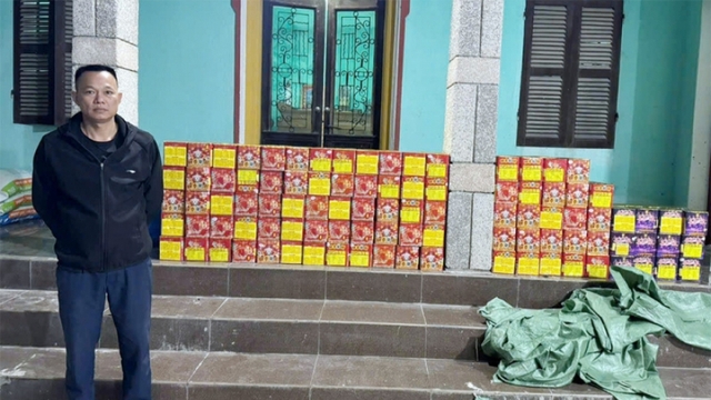 Khởi tố đối tượng buôn bán gần 3 tạ pháo hoa nổ ở Bắc Ninh