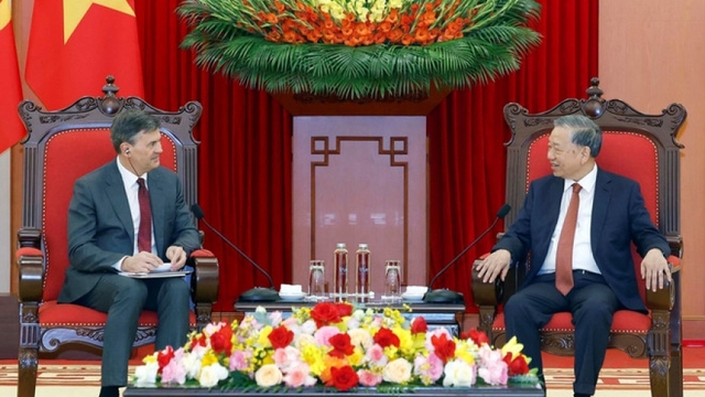 Tổng Bí thư Tô Lâm tiếp Giám đốc Học viện Tổng thống Liên bang Nga