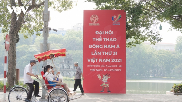 Hà Nội trang hoàng sẵn sàng chào đón SEA Games 31