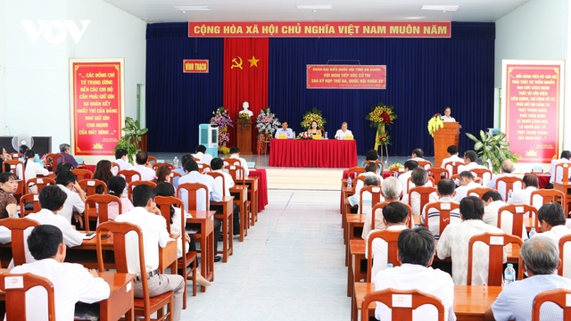 Phó Chủ tịch nước Võ Thị Ánh Xuân tiếp xúc cử tri tại An Giang